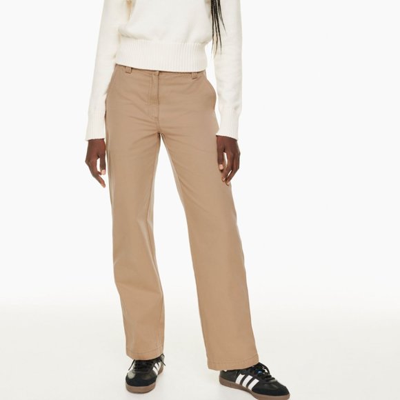 Aritzia  / Sunday Best JADEN pants / Size 10 / beige chinos - Picture 1 of 7